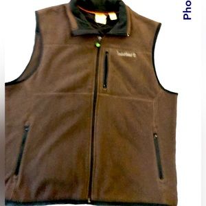 Men’s Timberland fleece vest large